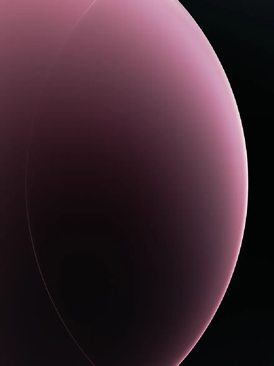 Русский промпт: Photograph of two overlapping circles, one in pink and one in black, set against a dark background. The pink circle is larger than the black circle, creating a symmetrical composition. The dark background provides a stark contrast to the two colors, making them stand out. The image has a minimalist, abstract design with smooth lines and curves. | Original prompt: Photograph of two overlapping circles, one in pink and one in black, set against a dark background. The pink circle is larger than the black circle, creating a symmetrical composition. The dark background provides a stark contrast to the two colors, making them stand out. The image has a minimalist, abstract design with smooth lines and curves.