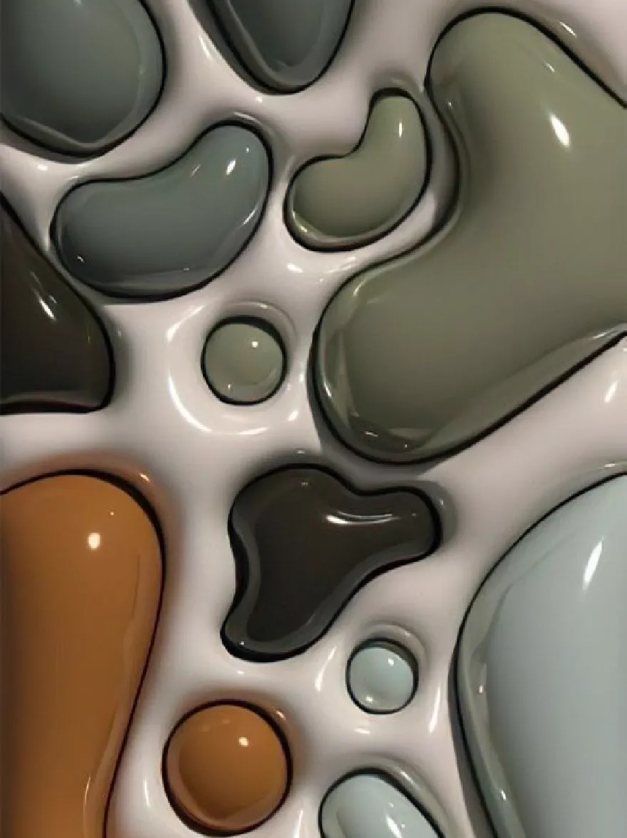 Русский промпт: A close-up of a smooth, glossy surface composed of various shapes and colors. The shapes are arranged in a grid-like pattern, with varying shades of gray, white, and brown. The colors blend seamlessly into each other, creating a unique and eye-catching design. The texture of the surface is smooth and glossy, reflecting light and creating a sense of depth and dimension. The overall effect is one of modernity and sophistication. | Original prompt: A close-up of a smooth, glossy surface composed of various shapes and colors. The shapes are arranged in a grid-like pattern, with varying shades of gray, white, and brown. The colors blend seamlessly into each other, creating a unique and eye-catching design. The texture of the surface is smooth and glossy, reflecting light and creating a sense of depth and dimension. The overall effect is one of modernity and sophistication.