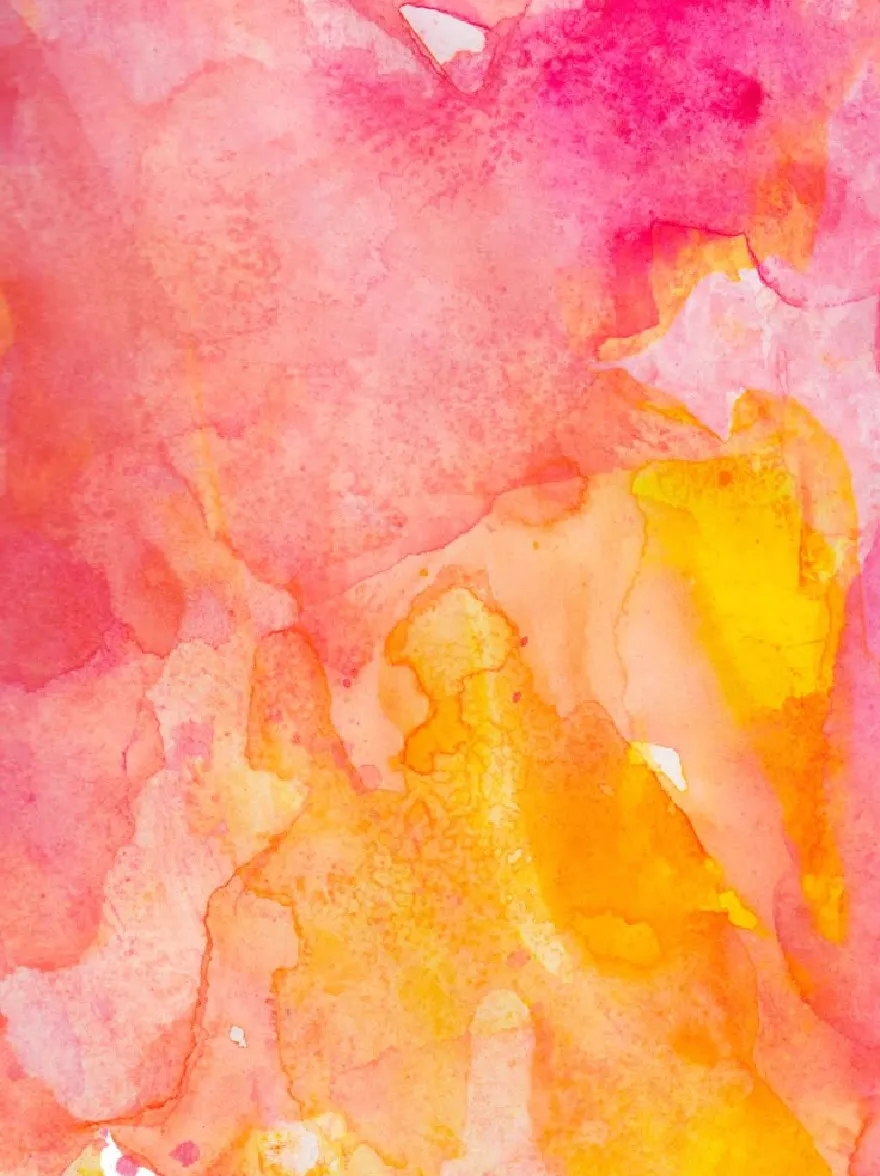 Русский промпт: A watercolor painting with a soft, pastel pink and orange hue, featuring a large, irregularly shaped blob in the center. The blob is outlined in yellow, creating a contrast between the two colors. The background is a solid white, providing a stark contrast to the vibrant colors of the blob. The painting has a watermark in the bottom right corner, adding a unique touch to the overall composition. | Original prompt: A watercolor painting with a soft, pastel pink and orange hue, featuring a large, irregularly shaped blob in the center. The blob is outlined in yellow, creating a contrast between the two colors. The background is a solid white, providing a stark contrast to the vibrant colors of the blob. The painting has a watermark in the bottom right corner, adding a unique touch to the overall composition.